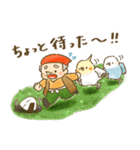 昔話・童話に紛れこむインコ（個別スタンプ：21）