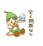 昔話・童話に紛れこむインコ（個別スタンプ：27）