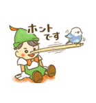 昔話・童話に紛れこむインコ（個別スタンプ：28）