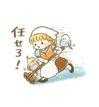 昔話・童話に紛れこむインコ（個別スタンプ：36）