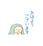 やさしい色味のにゃんこスタンプ（個別スタンプ：9）