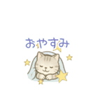 やさしい色味のにゃんこスタンプ（個別スタンプ：10）