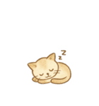 やさしい色味のにゃんこスタンプ（個別スタンプ：30）
