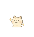 やさしい色味のにゃんこスタンプ（個別スタンプ：31）