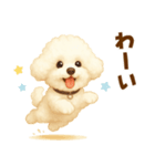 ビションフリーゼ好きのためのかわいい日常（個別スタンプ：27）