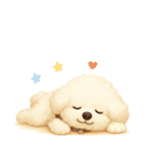 ビションフリーゼ好きのためのかわいい日常（個別スタンプ：37）