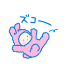 もこもこ着ぐるみうさぎのスタンプ（個別スタンプ：15）
