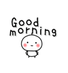 ▶動く！ちびまろのでか文字・よく使う言葉（個別スタンプ：8）