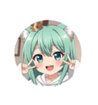 好奇心旺盛みなみちゃんプレミアム（個別スタンプ：1）