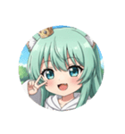 好奇心旺盛みなみちゃんプレミアム（個別スタンプ：7）