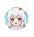 好奇心旺盛みなみちゃんプレミアム（個別スタンプ：8）