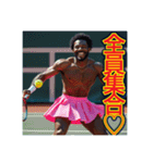 ※テニスが大好きな♡ゲイの黒人男性（個別スタンプ：34）