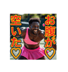 ※テニスが大好きな♡ゲイの黒人男性（個別スタンプ：36）