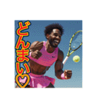 ※テニスが大好きな♡ゲイの黒人男性（個別スタンプ：38）