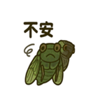 いろんなセミの日常スタンプ（個別スタンプ：22）