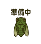 いろんなセミの日常スタンプ（個別スタンプ：28）