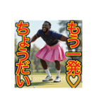 ※ゴルフが大好きな♡ゲイの黒人男性（個別スタンプ：16）