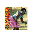 ※ゴルフが大好きな♡ゲイの黒人男性（個別スタンプ：30）