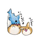 むぎときなこ まとめ③（個別スタンプ：16）