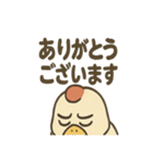 強面ニワトリさんの声かけスタンプ（個別スタンプ：24）