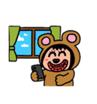 ポポベアの一日の生活！（個別スタンプ：37）