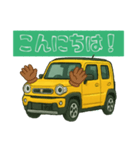 軽ミニ自動車ご挨拶スタンプ（個別スタンプ：7）