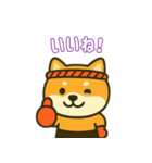 仲良し夫婦のムエタイ柴犬（個別スタンプ：12）