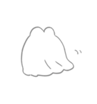 くしゃくしゃなうさぎ（個別スタンプ：6）