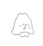 くしゃくしゃなうさぎ（個別スタンプ：7）