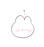 くしゃくしゃなうさぎ（個別スタンプ：15）