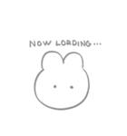 くしゃくしゃなうさぎ（個別スタンプ：20）