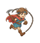 勇者 男 くさりがま 謎の武器 RPG（個別スタンプ：8）