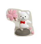 【3D】常に浮いているクマっぽい生き物（個別スタンプ：7）