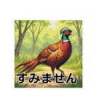色彩鮮やかな鳥（個別スタンプ：21）
