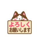 動く！ ハチワレさんの敬語でスタンプ（個別スタンプ：6）