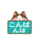 動く！ ハチワレさんの敬語でスタンプ（個別スタンプ：10）