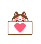 動く！ ハチワレさんの敬語でスタンプ（個別スタンプ：20）
