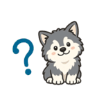マラミュートの子犬といっしょ（個別スタンプ：2）