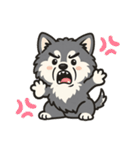 マラミュートの子犬といっしょ（個別スタンプ：11）