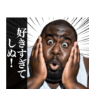 ⚫毎日使えるデブ外国人10⭐しぬしぬ界隈（個別スタンプ：11）