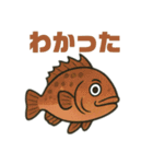 男前フィッシュ（個別スタンプ：9）