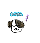 ボーダーコリー ハーフフェイス（個別スタンプ：5）