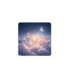 虹と蝶々の幻想夜空.Rainbow and Butterfly（個別スタンプ：12）