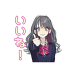 おしゃれJKの友達返信♡普段使い（個別スタンプ：10）