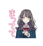 おしゃれJKの友達返信♡普段使い（個別スタンプ：26）