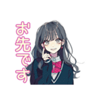 おしゃれJKの友達返信♡普段使い（個別スタンプ：27）