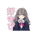 おしゃれJKの友達返信♡普段使い（個別スタンプ：30）