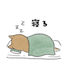 柴犬スタンプ 無気力（個別スタンプ：8）