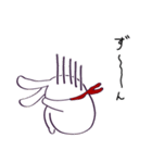 丁寧 敬語 楽器と激しいウサギ（個別スタンプ：32）