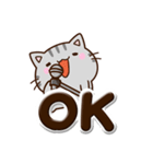 ちびアメ☆ぷっくり文字（個別スタンプ：11）